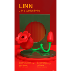 Rosie Bun - Rose-Inspired Clit & G-Spot Vibrator – 10 Suction & Thrusting Settings