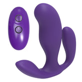 Bunny Tease - Wireless Butterfly Vibrator – Wearable, Remote-Controlled, 7 Vibration Modes, Rechargeable (Purple)