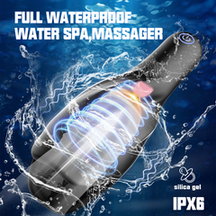 SnuggleBun 10-Mode Vibrating & Licking Male Stroker – 360° Wrap for Intense Stimulation