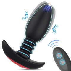 Bunny Pulse Remote-Controlled Vibrating Anal Plug – 10 Powerful Modes, Waterproof & Rechargeable for Ultimate Pleasure