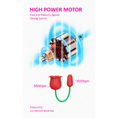 Rosie Bun - Rose-Inspired Clit & G-Spot Vibrator – 10 Suction & Thrusting Settings