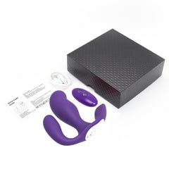 Bunny Tease - Wireless Butterfly Vibrator – Wearable, Remote-Controlled, 7 Vibration Modes, Rechargeable (Purple)